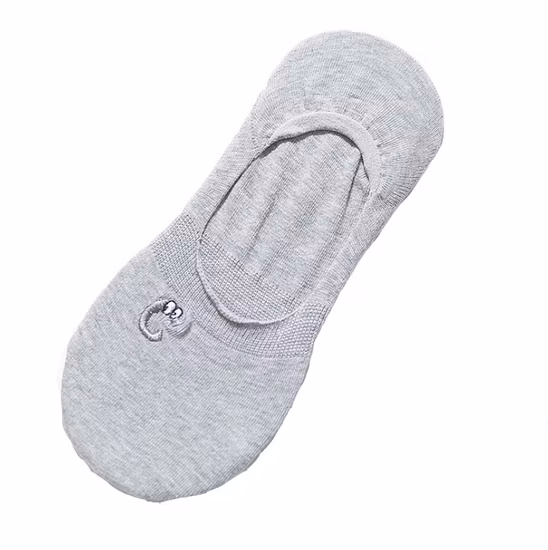 Cheap Embroidered Logo Printed Ultra Low Cut Women Cotton Invisible No Show Liner Socks