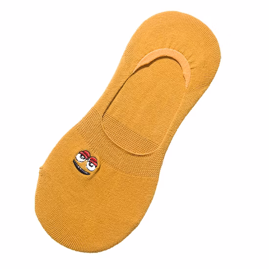 Cheap Embroidered Logo Printed Ultra Low Cut Women Cotton Invisible No Show Liner Socks